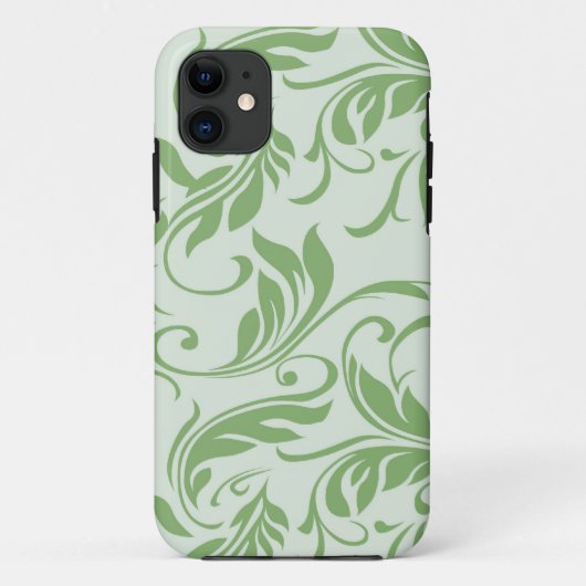 花の緑のiPhone 5カバー Case-Mate iPhoneケース (裏面)