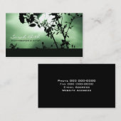 花の緑 名刺 (正面/裏面)