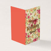 花の繁栄 誕生日の願い カラフル (外部)