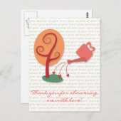 花の缶花と愛の植物 ポストカード (正面/裏面)