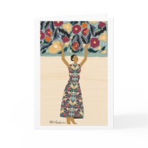 花の美しいのイラストレーションの女性を包含して下さい