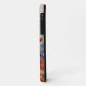 花の美しいシャム猫 Case-Mate iPhoneケース (裏面/左)