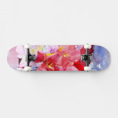 花の美しい花束 スケートボード (横)