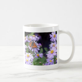 花の美しい蝶 コーヒーマグカップ
