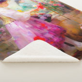 花の美しい シェルパブランケット (3/4)