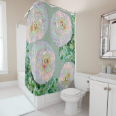 花の美しい シャワーカーテン (インサイチュ)