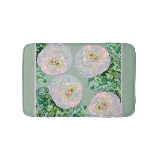 花の美しい バスマット (正面)