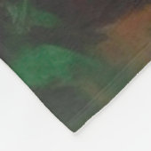 花の美しい フリースブランケット (角)