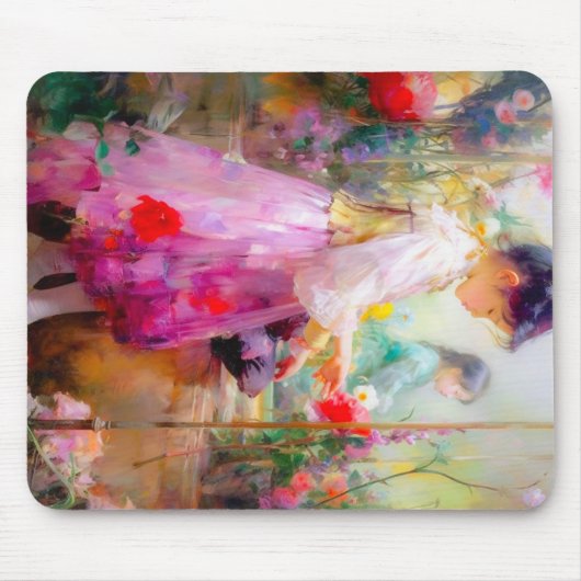 花の美しい マウスパッド (正面)