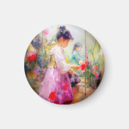 花の美しい マグネット