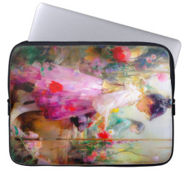 花の美しい ラップトップスリーブ