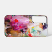 花の美しい SAMSUNG GALAXYケース (裏面横)