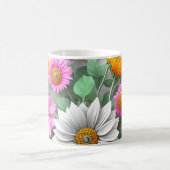花の美しさコーヒー コーヒーマグカップ (中央)