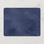 花の美しさ 編集可能な色の受付カード エンクロージャーカード (裏面)