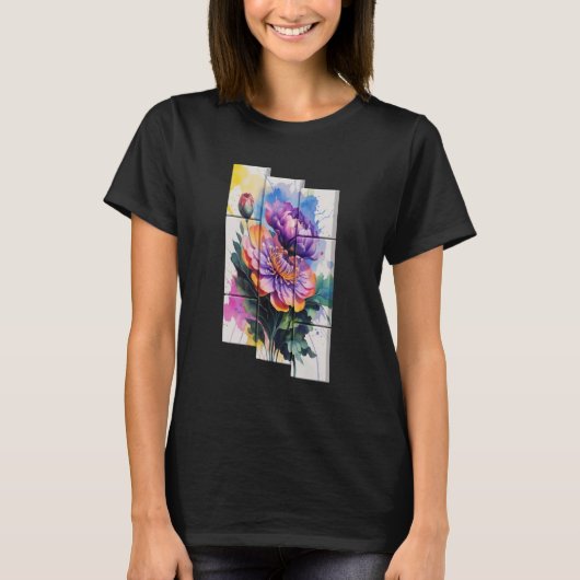 花の美しさ Tシャツ (正面)