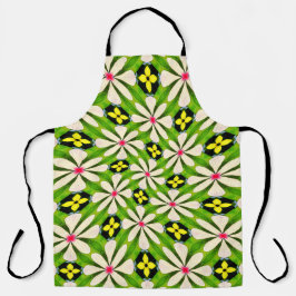 花の美的模様 エプロン
