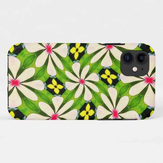 花の美的模様 Case-Mate iPhoneケース (裏面(横))