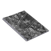 花の羽は木炭バレーボール ノートブック (右側)