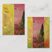 花の聖マリアの眺め/夕暮れのフィレンツェ 名刺 (正面/裏面)