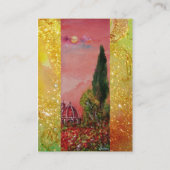 花の聖マリアの眺め/夕暮れのフィレンツェ 名刺 (裏面)