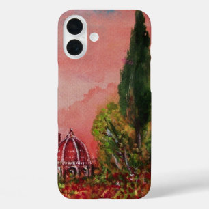 花の聖マリアの眺め/夕暮れのフィレンツェ iPhone 16 PLUSケース