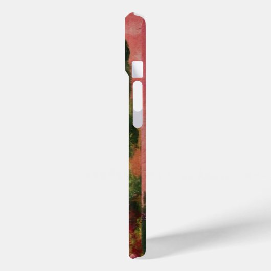 花の聖マリアの眺め/夕暮れのフィレンツェ Case-Mate iPhoneケース (裏面 / 左)