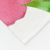 花の聖句 ローマ 8:28  フリースブランケット (角)