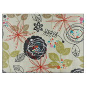 花の背景2 カッティングボード (正面)