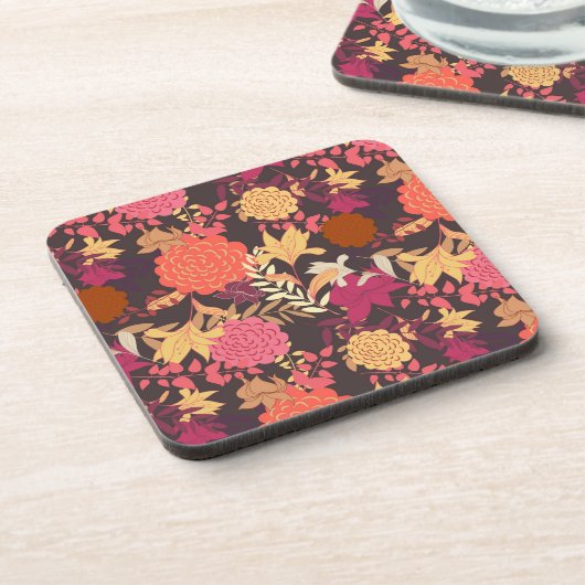 花の背景2 コースター (左側)