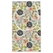 花の背景2 スモールペーパーバッグ (裏面)