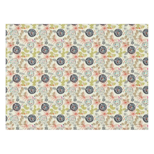 花の背景2 テーブルクロス (正面(横))