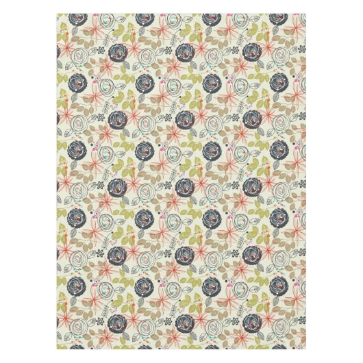 花の背景2 テーブルクロス (正面)