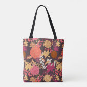 花の背景2 トートバッグ (裏面)