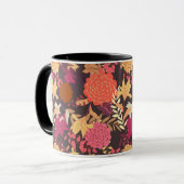 花の背景2 マグカップ (正面左)