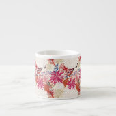 花の背景3 エスプレッソカップ (正面)