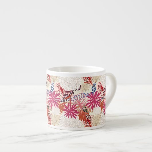 花の背景3 エスプレッソカップ (正面右)