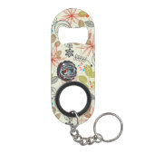 花の背景3 キーホルダー栓抜き (裏面)