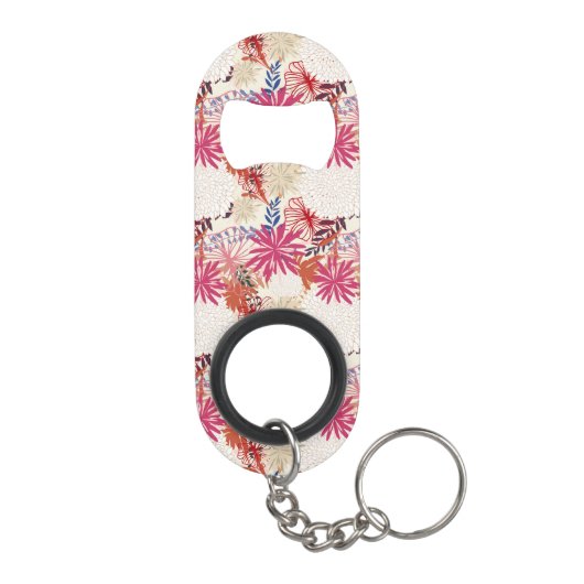 花の背景3 キーホルダー栓抜き (裏面)