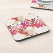 花の背景3 コースター (左側)