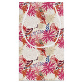 花の背景3 スモールペーパーバッグ (裏面)