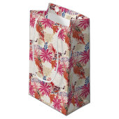 花の背景3 スモールペーパーバッグ (正面アングル)