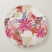 花の背景3 ラウンドクッション (裏面)