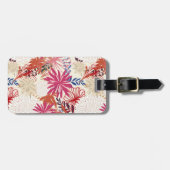 花の背景3 ラゲッジタグ (正面横)