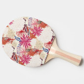 花の背景3 卓球ラケット (横)
