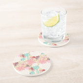 花の背景4 コースター (側面)