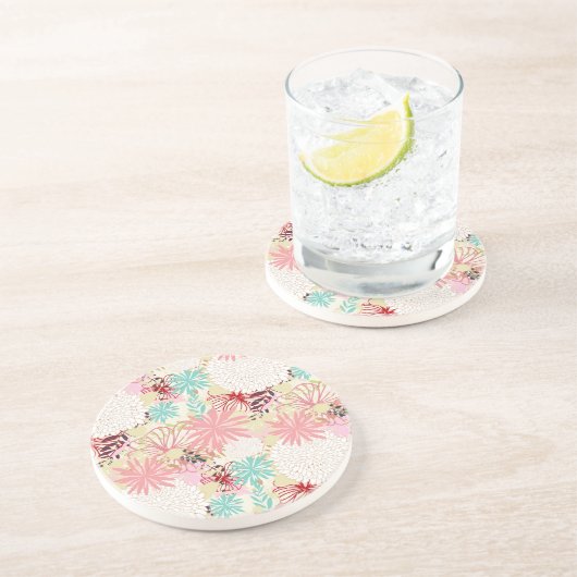 花の背景4 コースター (側面)