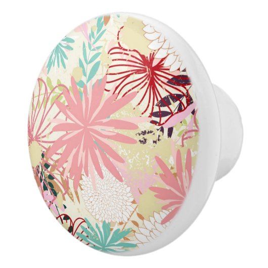 花の背景4 セラミックノブ (右)