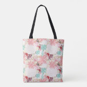 花の背景4 トートバッグ (裏面)