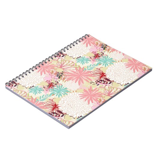 花の背景4 ノートブック (左側)