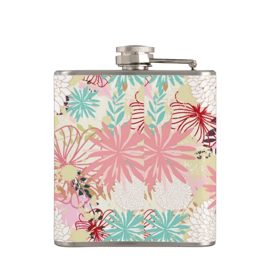 花の背景4 フラスク (裏面)